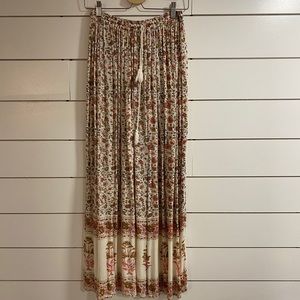 Boho Floral Maxi Skirt